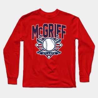 Vintage Atlanta Baseball McGriff Long Sleeve T-Shirt